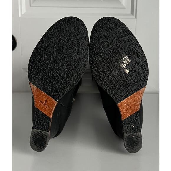 J. SHOES - Women's Divine Tall Wedge Boot - Black - Size 8.5 - Picture 6 of 7